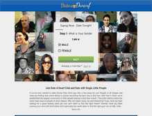 Tablet Screenshot of dateadwarf.com